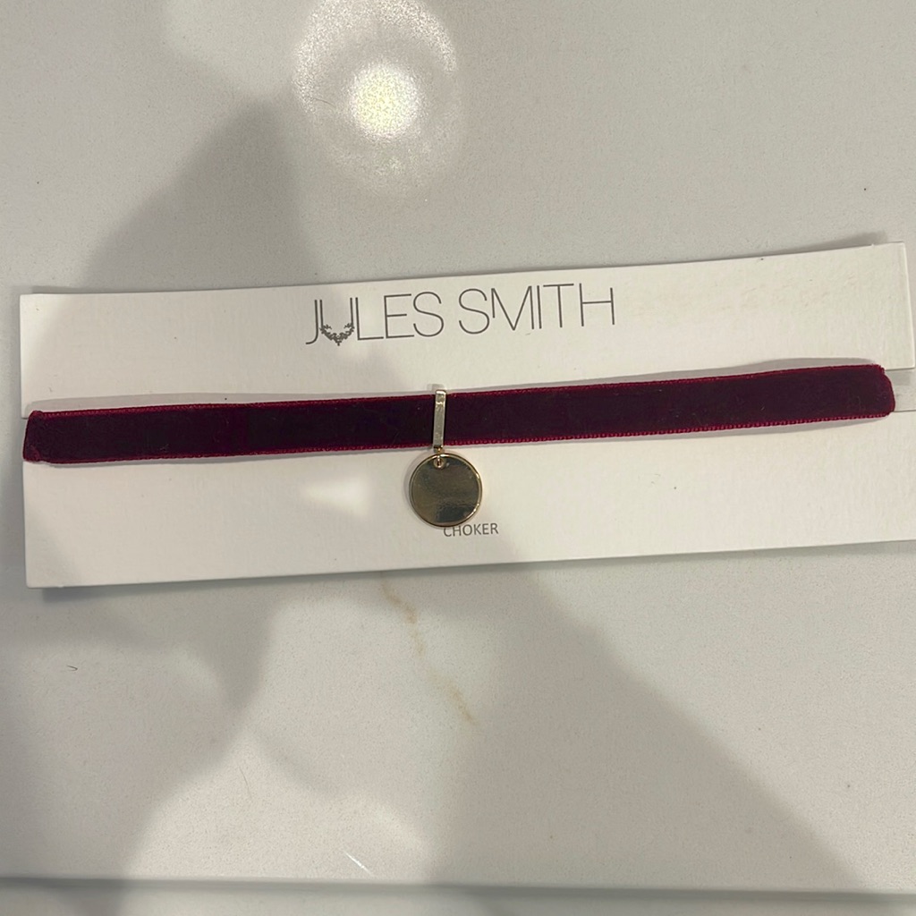 Jules Smith Brand New Maroon Choker